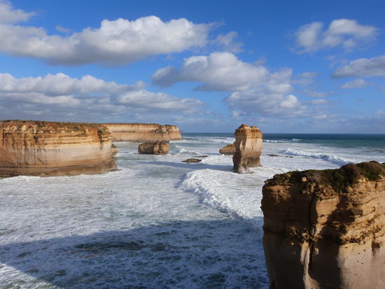 u da is de Great Ocean Road, zumindest ein Teil davon....