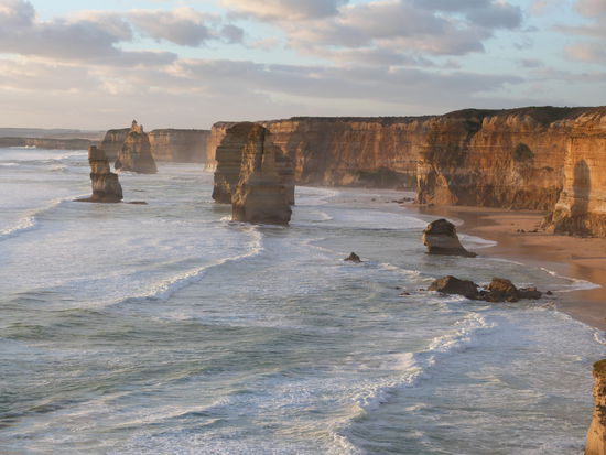 und da sand's de berühmten 12 Apostel, warum auch immer die so heissen sind nämlich nur 7 aber is voll wurst weil's einfach nur wunderschön is!!!!
