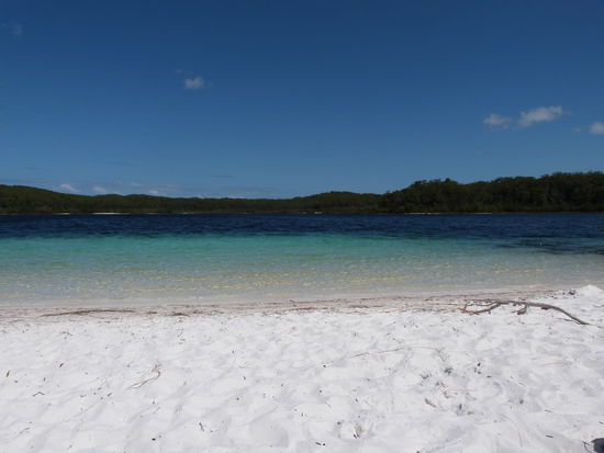der schoenste u klarste See den ich je gesehen habe! Lake Mckenzie auf Fraser's