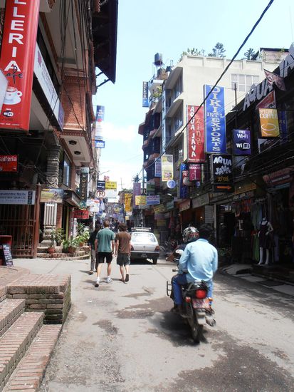 Straße in Thamel