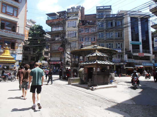 Platz auf dem Weg nach Thamel