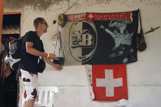 Dank den Grosseltern von Vonlanten ist auch die Schweizernati und YB ein Teil vom Park Tayrona!