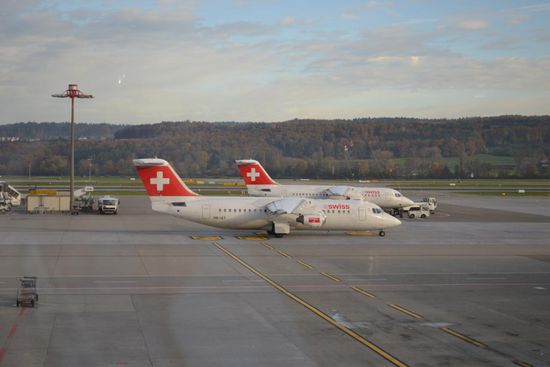 Flughafen Zürich - ready for take off