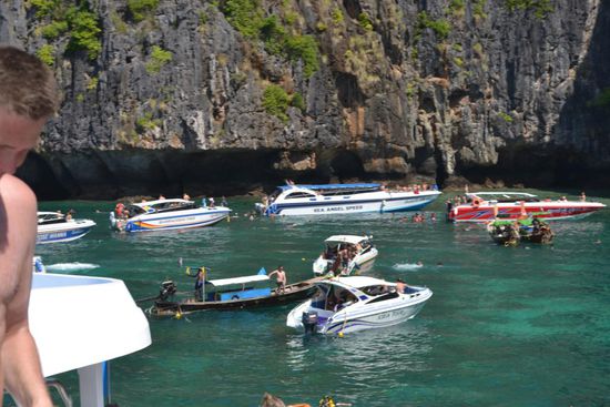 Was für ein Massentourismus..