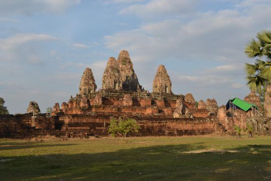 Die Tempelanlagen wurden vom 9. bis zum 15. Jahrhundert erbaut.