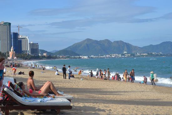 Letzter Tag am Strand von Nha Trang.