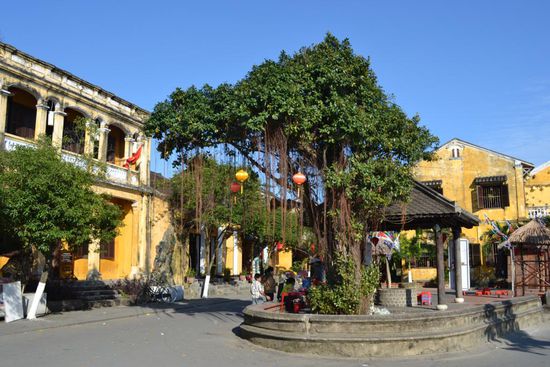 Das wunderschoene Staedtchen Hoi An.