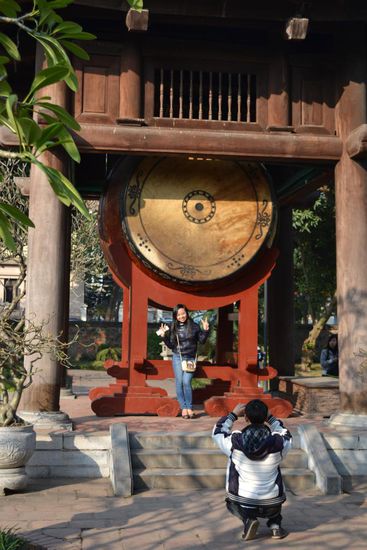 Im Temple of literature.