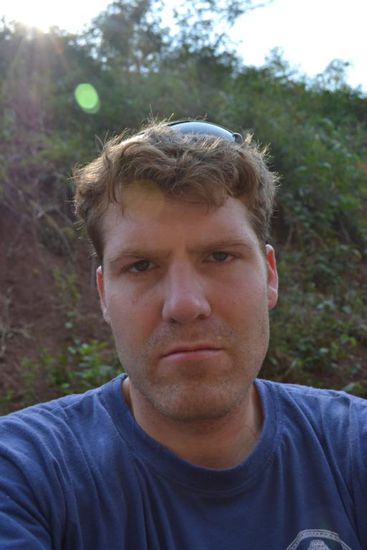 Leicht erschöpft mache ich einen Zwischenhalt.,,