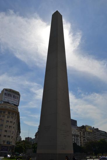 El Obelisco im Herzen von Buenos Aires.