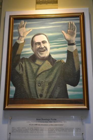 Juan Peron - zwiespältiger Präsident Argentiniens mitte des 20. Jahrhunderts.