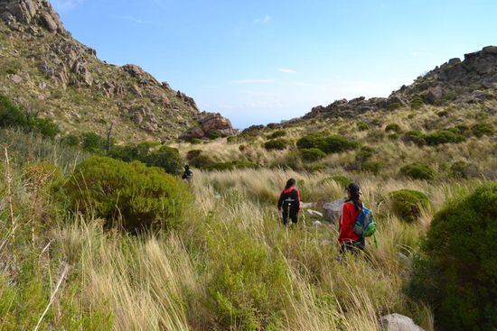 Ausflug mit Lourdes und ihren Kolleginnen auf den Monte Uritorco, einem knapp 2000 Meter hohen Berg in der Sierra Chica.