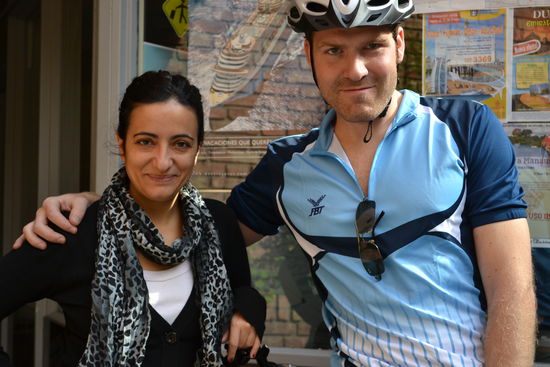 Abschied von Lourdes, bei der ich einen Monat wohnen durfte.