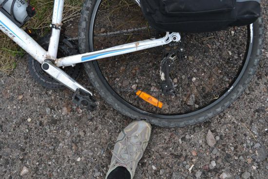 Platter Reifen - es sollte nicht der letzte sein.