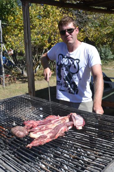 Das Kilogramm Rindfleisch für ein Asado kostete ca. 8 Franken.