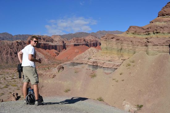 Ausflug in die "Quebrada de las conchas".
