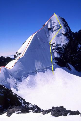 Gipfel des Pequeno Alpamayo (Bild nicht von mir)