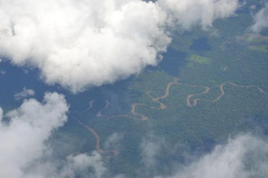 Einer von tausenden Nebenflüssen des Amazonas.