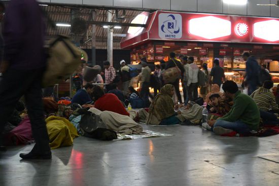 Bahnhof in New Delhi