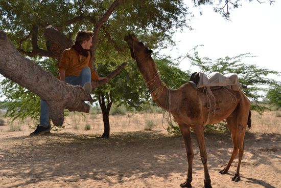 und Sam (beide aus Brisbane, Australien) gute Gesellschaft zu haben.