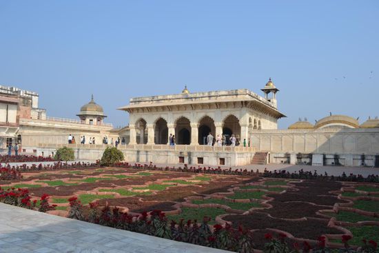 Garten im Fort Agra