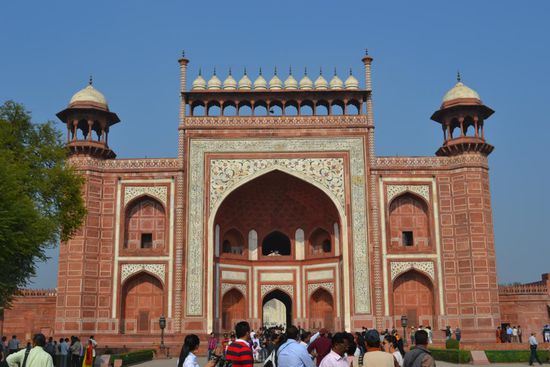 Eingang zum Taj Mahal