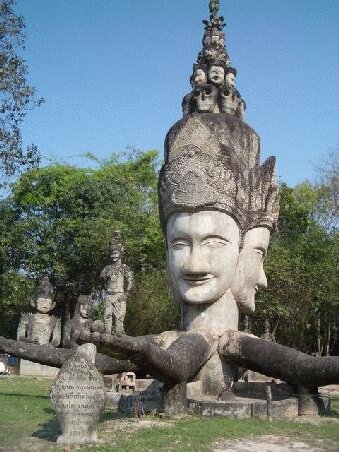 Sehr ausgefallener Park bei Nongkai