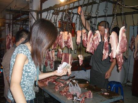 Chinesische "Metzgerei"