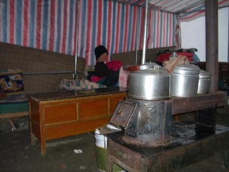 Zelt im Base Camp