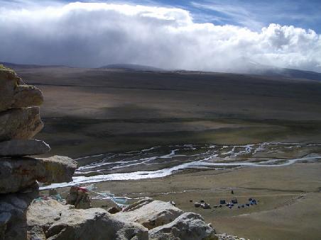 Aussicht auf das Base Camp