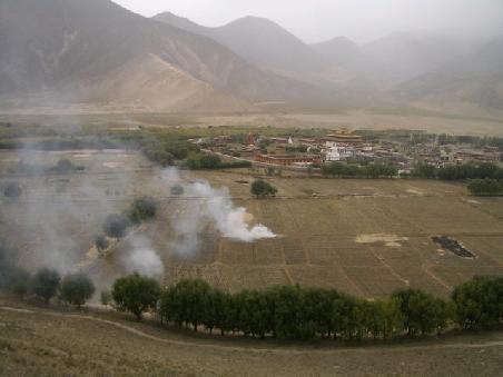 Samye Monastery von oben