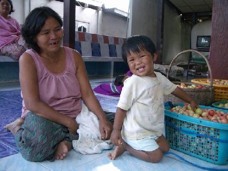 Ein Bild fuer die Mutter in Bangkok