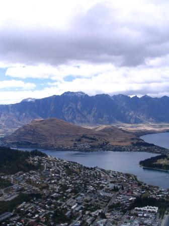 Bergblick ueber Queenstown
