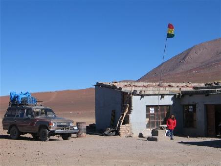 Grenzkontrollpunkt nach Bolivien