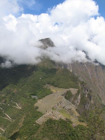 Blick auf die Machu Pichu