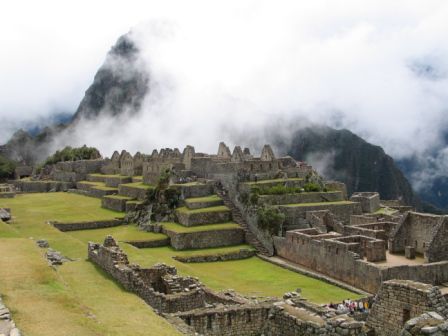 Teile von Machu Pichu