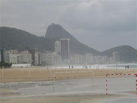 Copacabana im Regen. Ja auch das gibts !