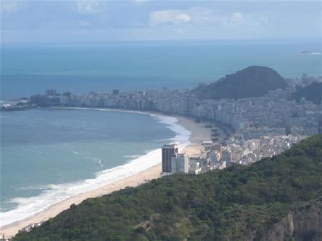 Copacabana diesmal in der Sonne (wenigstens teilweise)