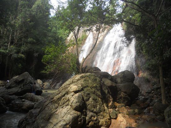 Einer der Wasserfälle