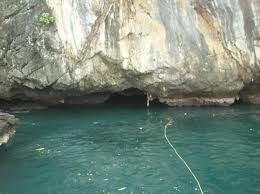 Eingang Emerald Cave- grusel