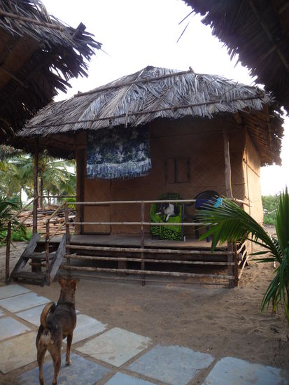Unser Haeuschen am Strand