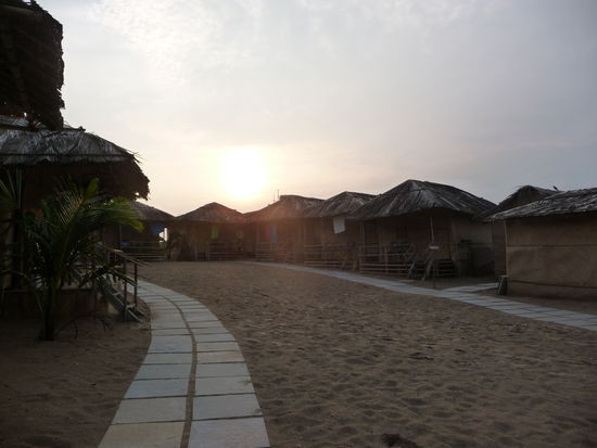 Morgenstimmung in unserer Bungalowsiedlung