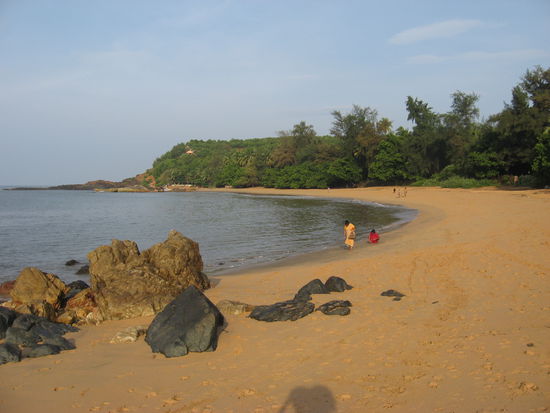 Om Beach, beliebt bei indischen Touristen