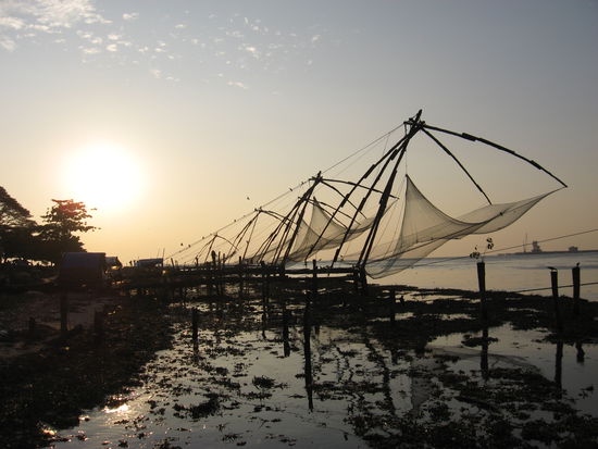 Das beruehmte chinesische Fischernetz Photo von Cochin