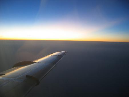 Flug von Vientiane nach Hanoi.