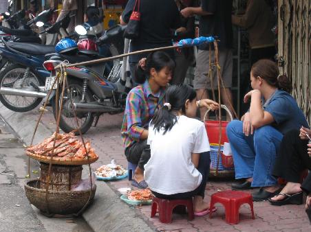 Strassenszene in Hanoi