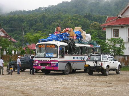 Abreise nach Vang Vieng...Leider nicht mit diesem Bus