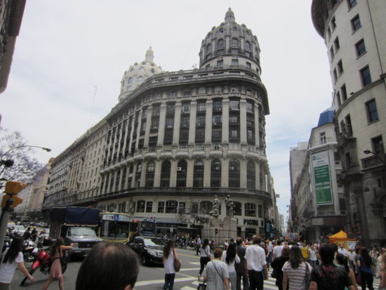 Microcentro, koennte auch Manhatten sein aber schoener und relaxter...