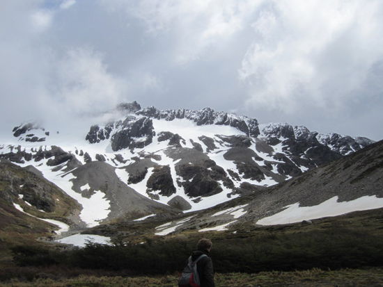 Aufstieg zum Gletscher