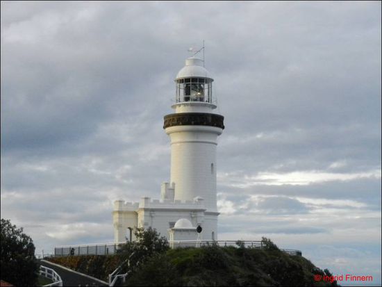 Das ist natuerlich der Leuchtturm von Byron Bay